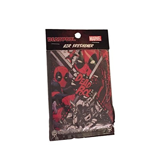Deadpool Marvel Action Logo Strawberry Scent Car  Truck  Office Air Freshener - B01IZSIEN8